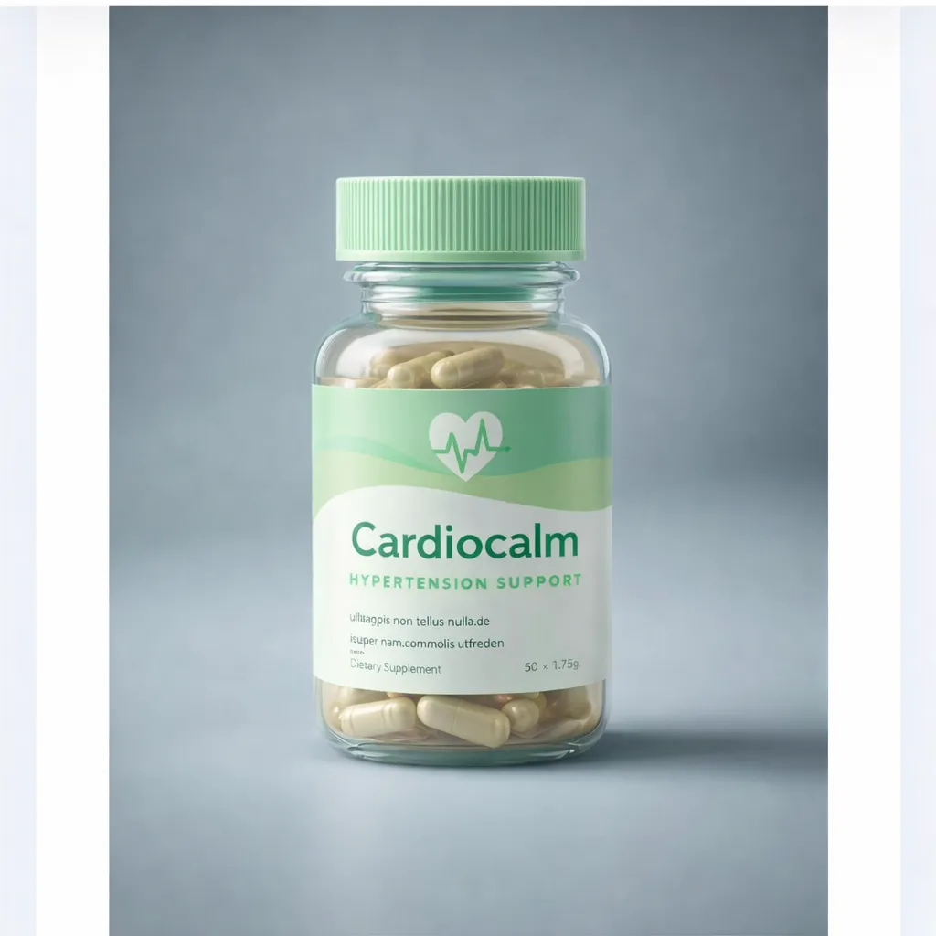 Cardiocalm dietary supplement bottle